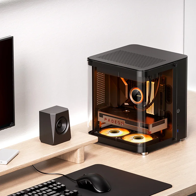 Gabinete Jonsbo Tk1, Matx/Itx, Preto