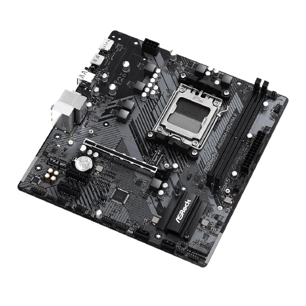 Placa-Mãe Asrock A620m-HDV/M.2, AMD AM5, M-ATX, DDR5, Chipset A620 6