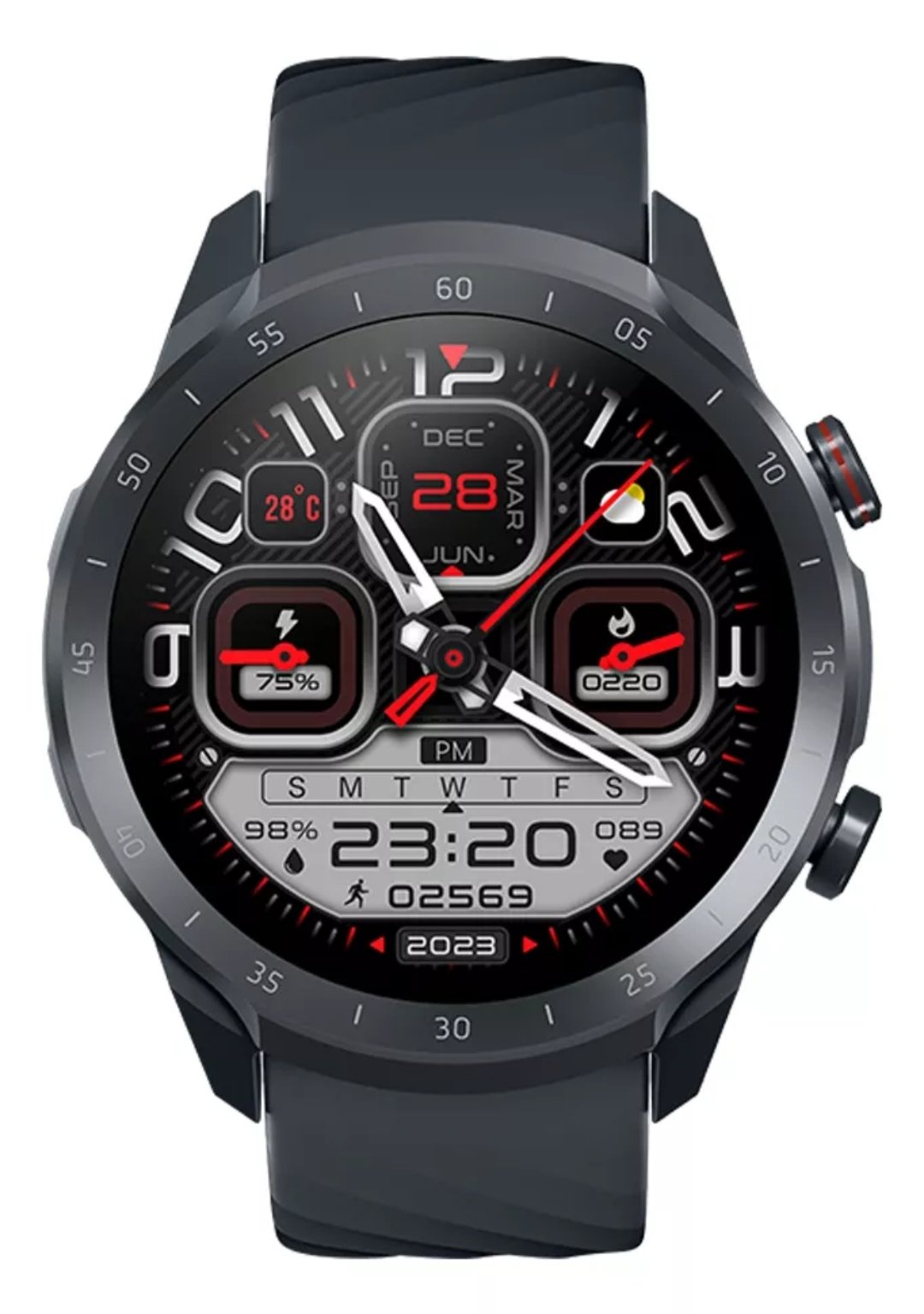 Smartwatch Mibro A2, Bluetooth, Tela 1.3 Ultra HD