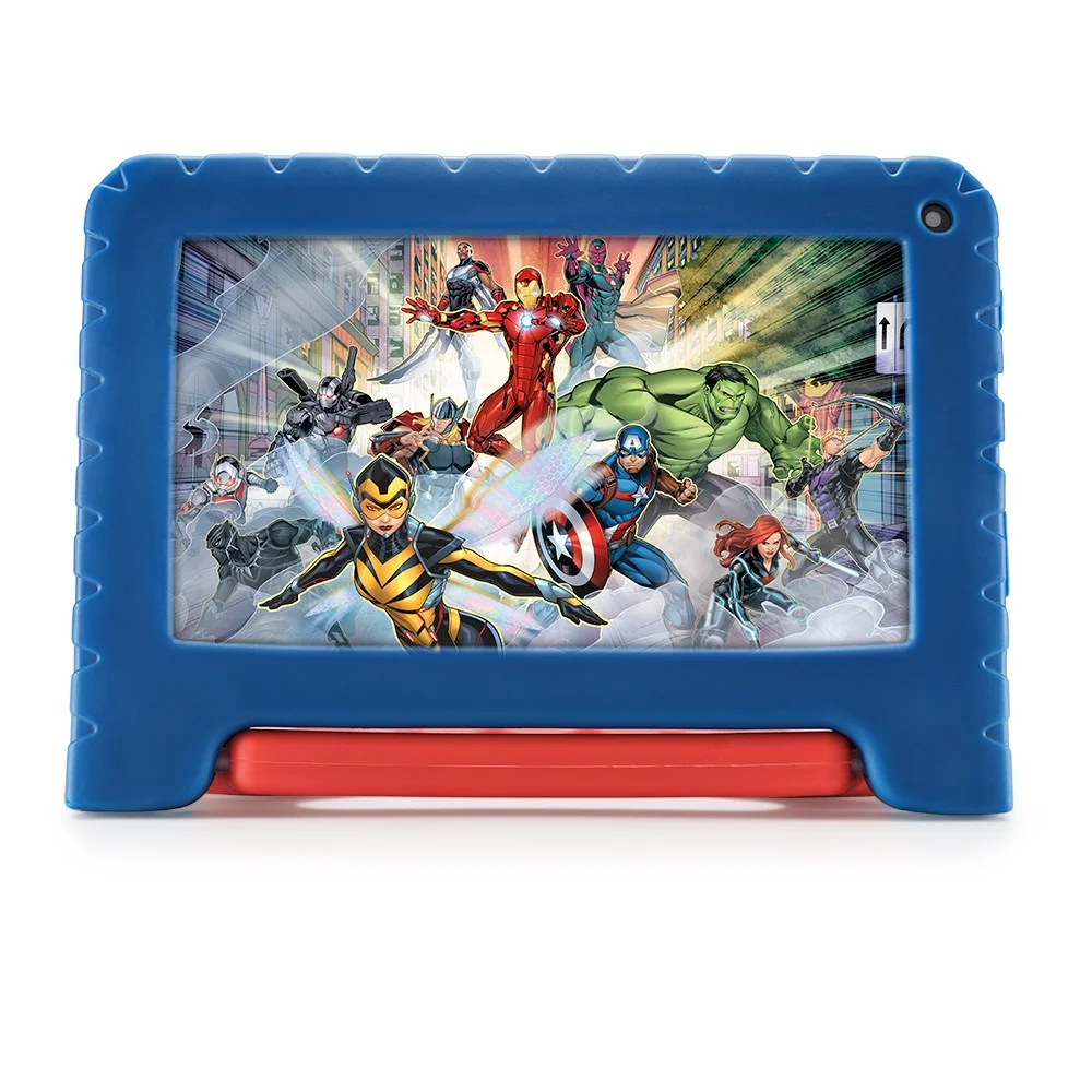 Imagem 1 de 5 do produto Tablet Multi Avengers, 7 Polegadas, Quad Core, 2GB RAM, 32GB, Android 13 (go Edition) Preto - Nb399