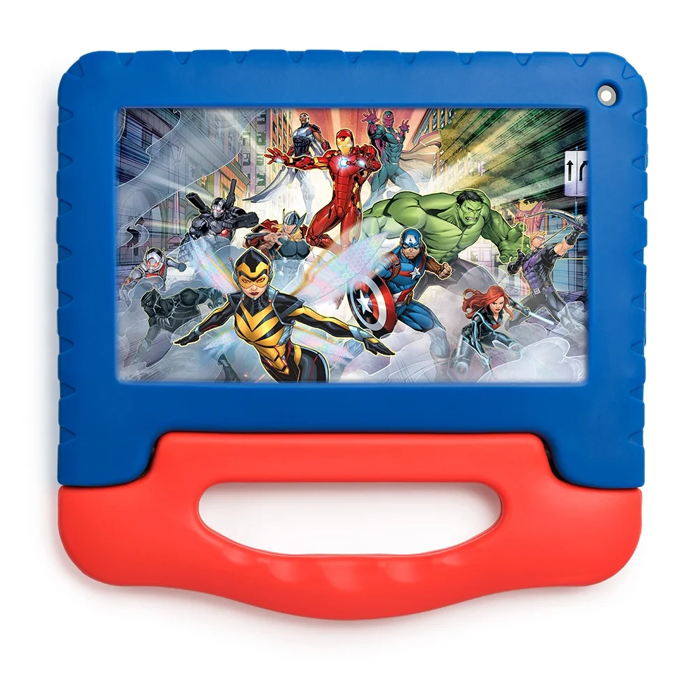 Imagem 2 de 5 do produto Tablet Multi Avengers, 7 Polegadas, Quad Core, 2GB RAM, 32GB, Android 13 (go Edition) Preto - Nb399
