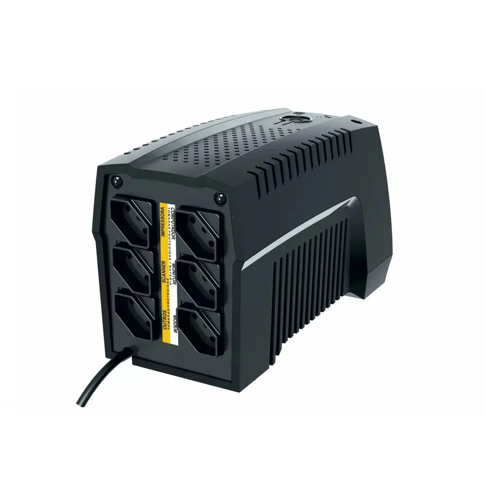 Imagem 5 de 5 do produto Nobreak UPS Mini 700, Bivolt E-115/220V, S-115V, 6T 1Bs, 5Ah.