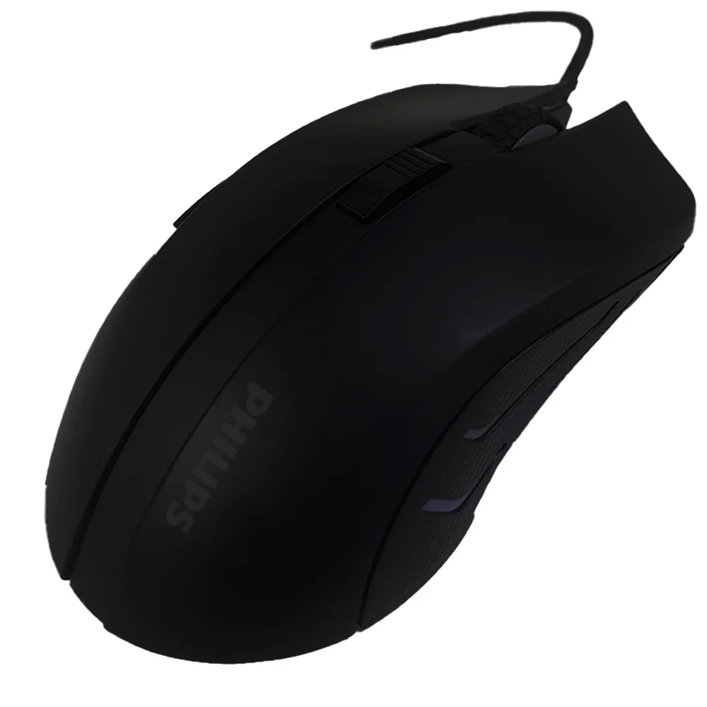 Imagem 2 de 5 do produto Mouse Gamer Philips G313 S12, Com Fio, Òptico, 2400 Dpi, 6 Botões