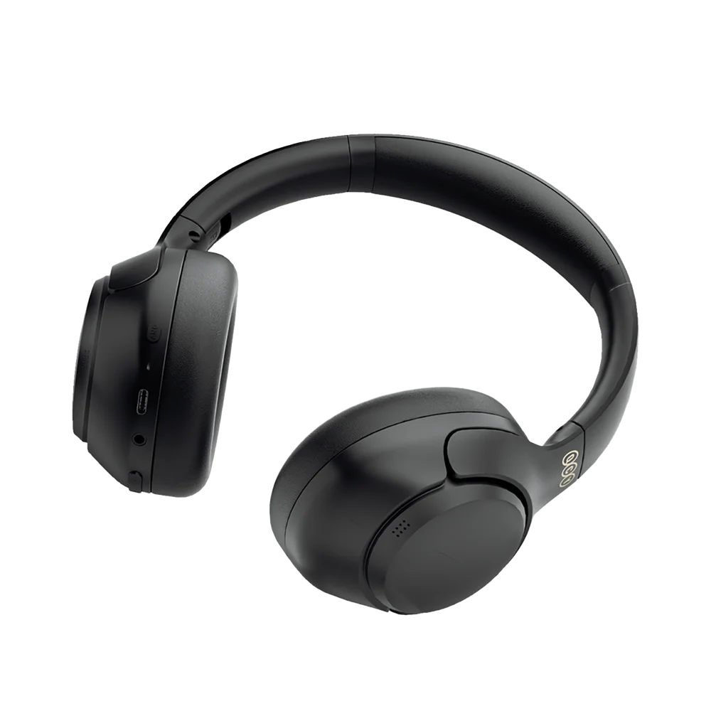 Headset Qcy H3 Anc Adaptativo, Bluetooth 5.3 Multiponto, 60h + Cabo P2 - Preto Headset Qcy H3 Anc Adaptativo, Bluetooth 5.3 Multiponto, 60h + Cabo P2 - Preto