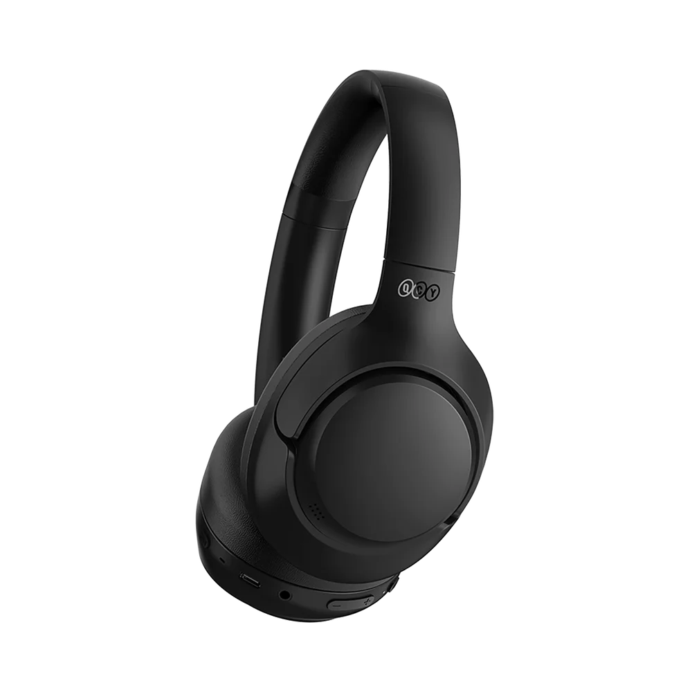 Headset Qcy H3 Anc Adaptativo, Bluetooth 5.3 Multiponto, 60h + Cabo P2 - Preto Headset Qcy H3 Anc Adaptativo, Bluetooth 5.3 Multiponto, 60h + Cabo P2 - Preto