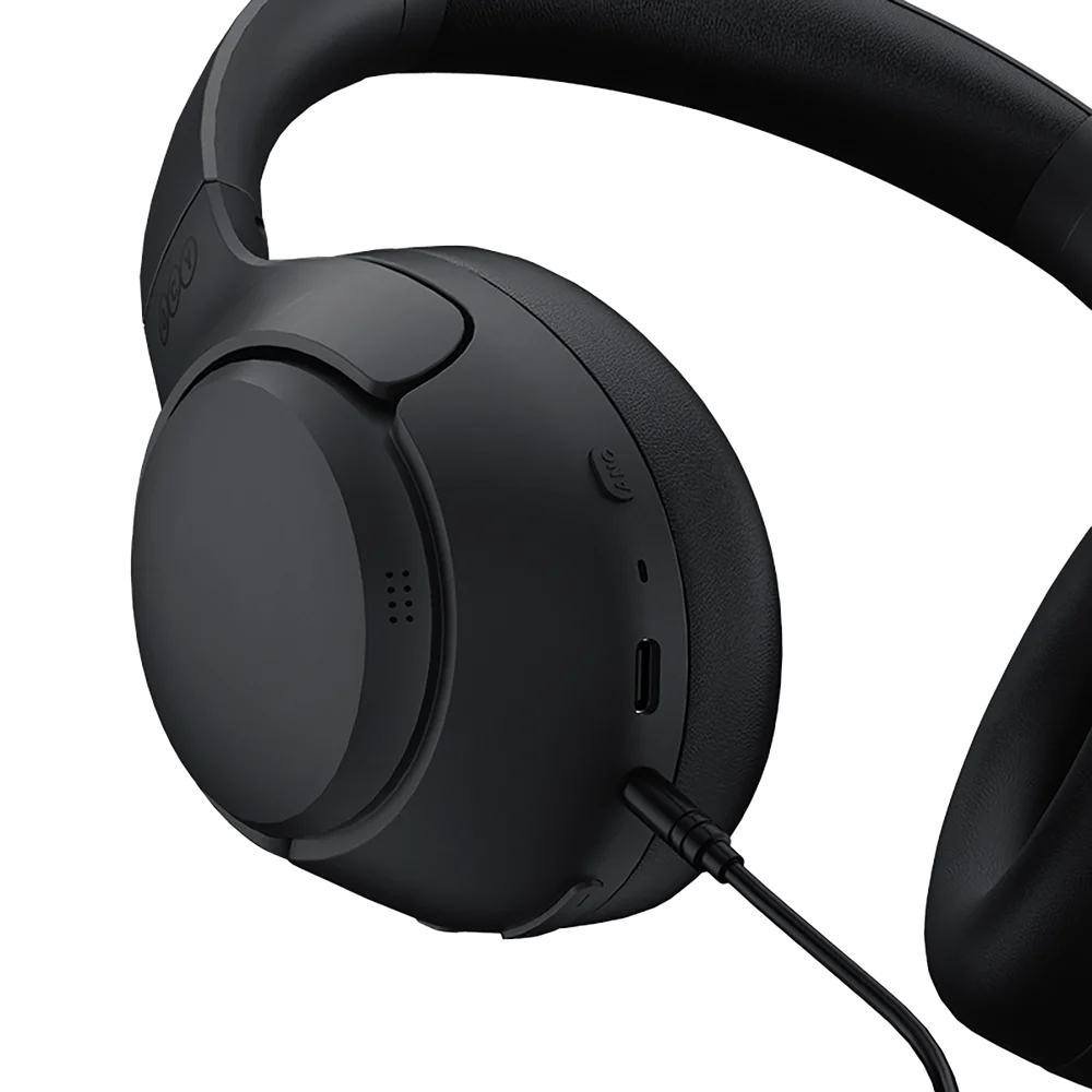 Headset Qcy H3 Anc Adaptativo, Bluetooth 5.3 Multiponto, 60h + Cabo P2 - Preto Headset Qcy H3 Anc Adaptativo, Bluetooth 5.3 Multiponto, 60h + Cabo P2 - Preto