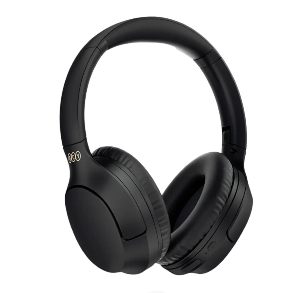 Headphone Sem Fio Qcy Melobuds H2 Pro, Bluetooth, Multiponto, Entrada Para Cabo P2, Preto