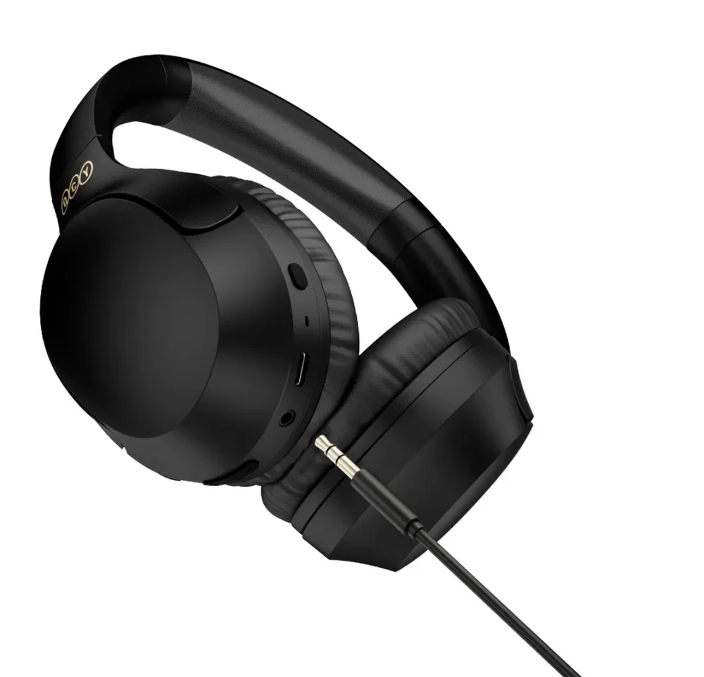 Headphone Sem Fio Qcy Melobuds H2 Pro, Bluetooth, Multiponto, Entrada Para Cabo P2, Preto