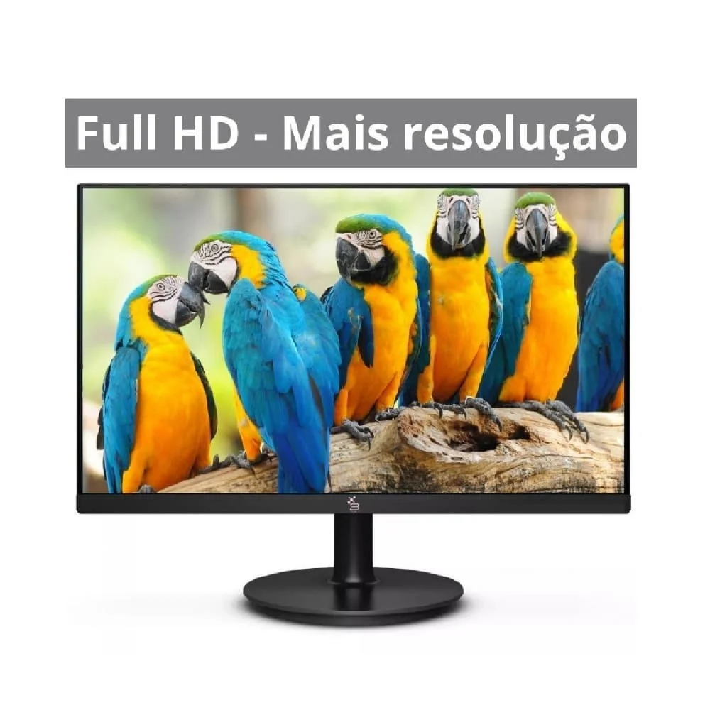 Monitor 3Green, 24 Polegadas, LED Full HD Widescreen, 75Hz, 2MS, HDMI, VGA, Vesa, Ajuste De Inclinação - M240whd