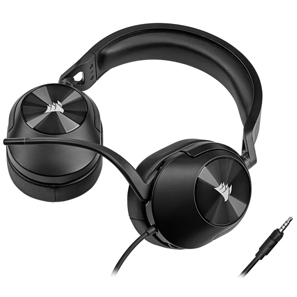 Imagem 4 de 5 do produto Headset Gamer Corsair Hs55 Surround Carbon, Carbono, Preto - Ca-9011265-Na