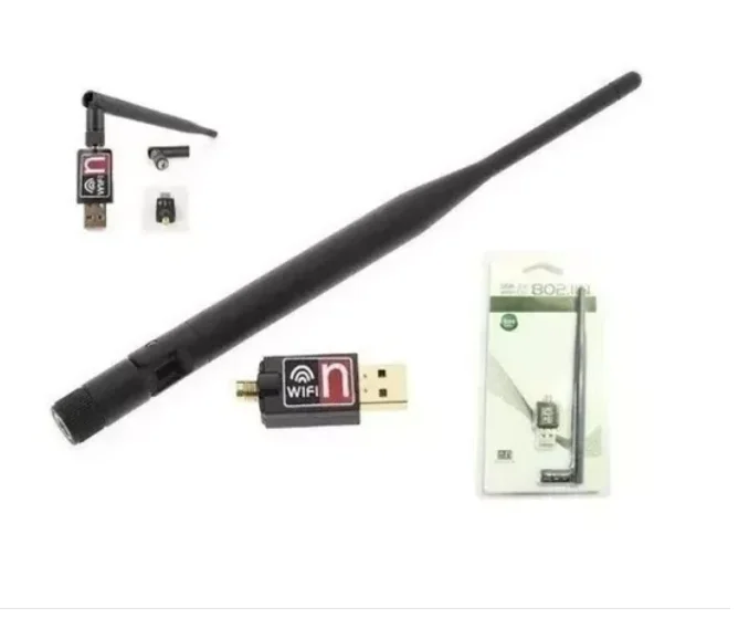 Imagem 3 de 5 do produto Adaptador Wireless 1200MBps, Antena Receptor Wi-Fi, Compatível C/ Pc E Notebook