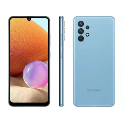 Usado: Samsung Galaxy A32, 128GB, Azul - Bom