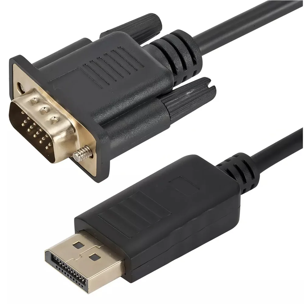 Imagem 2 de 4 do produto Cabo Adaptador Displayport X VGA, 1,80 Metros - Magnus