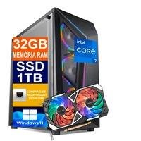 Pc Gamer I7 32GB RTX 3050 8GB SSD 1TB KaBuM