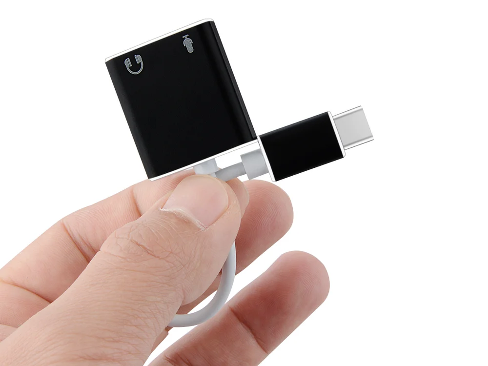 Imagem 3 de 5 do produto Adaptador P2 Magnus, 3.5mm, Duas Vias Para USB-C