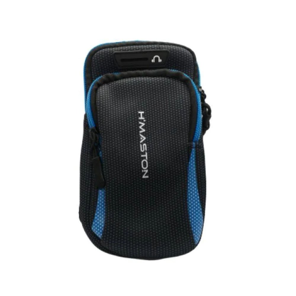Suporte De Braço Yb-06, Para Celular, Preto Com Azul - Braçadeira Treino