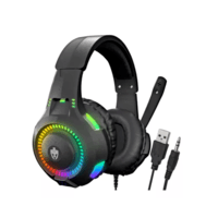 Fone de ouvido com fio headset gamer usb evolut rgb led um fone de ouvido gamer para pc desenvolvido para a melhor experiência competitiva em jogos. C