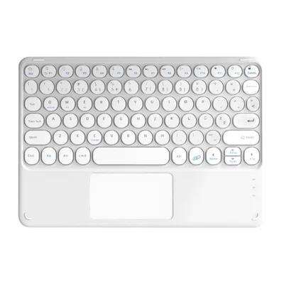 Teclado Com Trackpad Wb Para Tablets E Ipads,branco