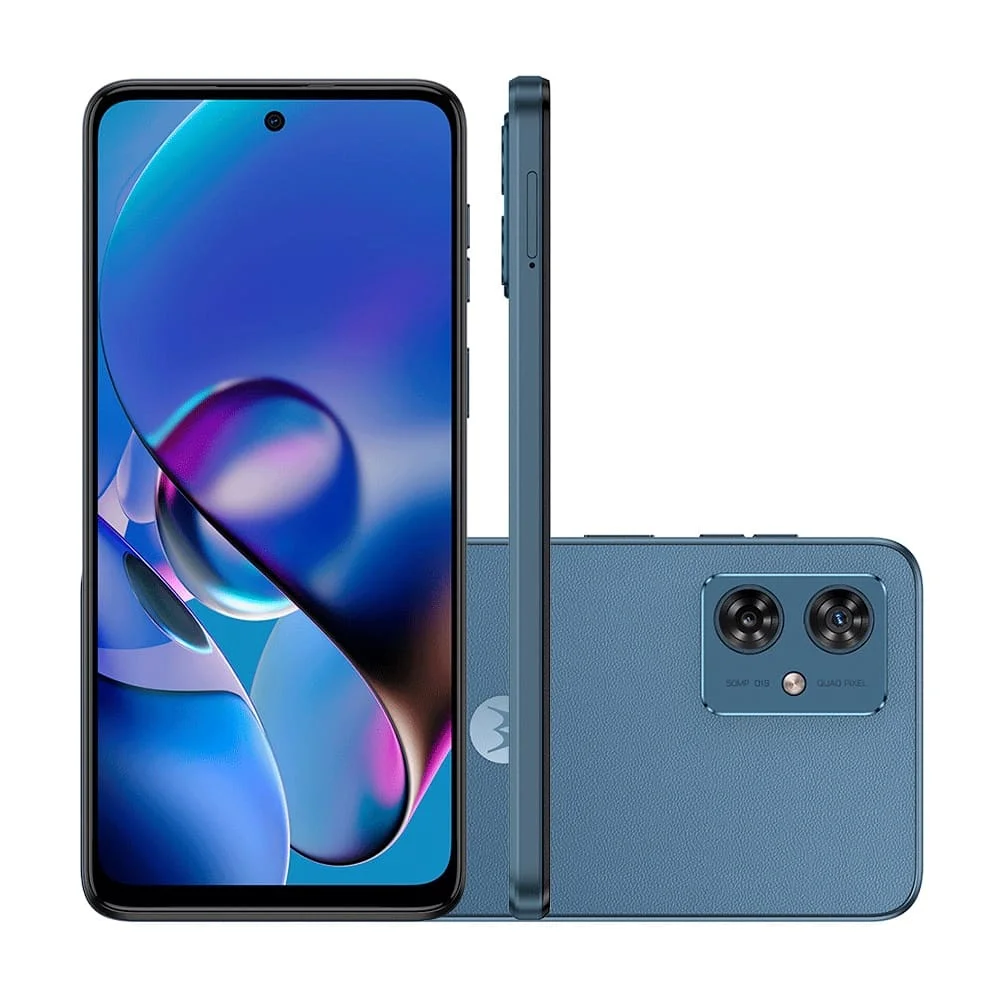 Smartphone Motorola Moto G54 5G, SSD 256GB, 8GB RAM, Câmera 50MP + Selfie 16MP, Tela 6.5", Azul Smartphone Motorola Moto G54 5G, SSD 256GB, 8GB RAM, Câmera 50MP + Selfie 16MP, Tela 6.5", Azul