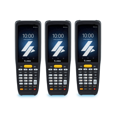 Kit Com 03 Coletores De Dados Zebra Mc22, Touch 2D, Wi-Fi
