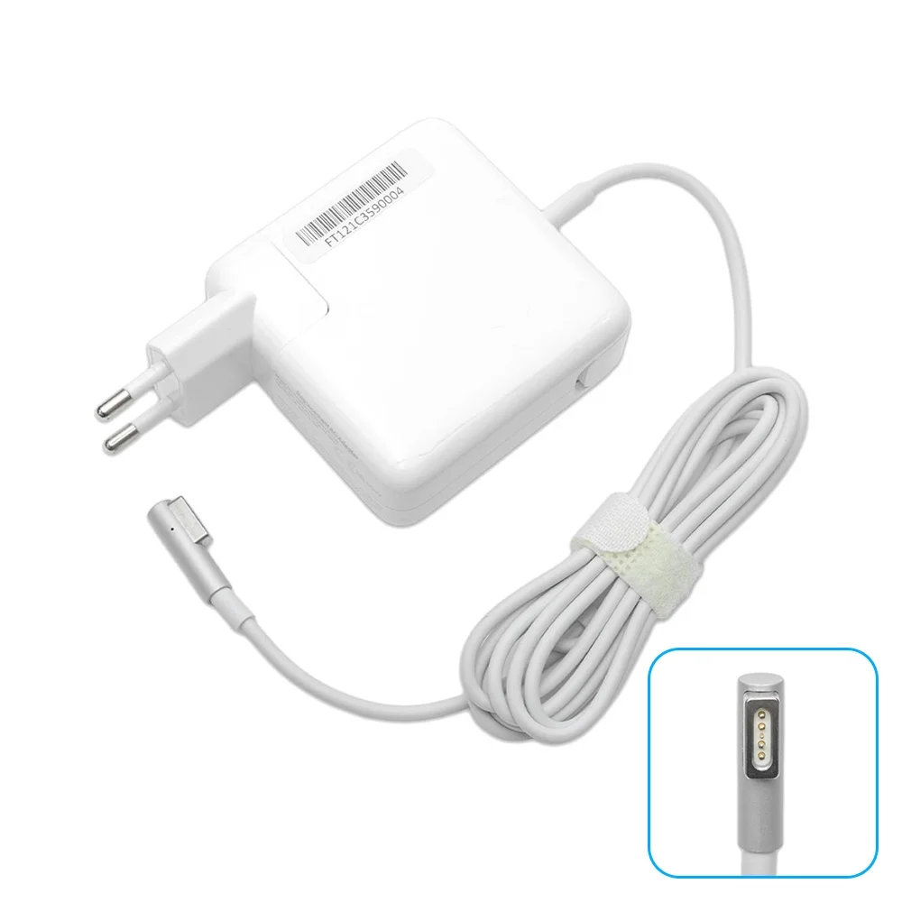 Fonte Carregador Para Apple Macbook Pro A1278 Early 2011, 16.5v 3.65a 60w,Pino Magsafe L