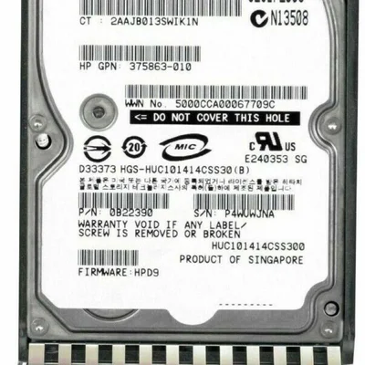 Hd Sas Hp 146GB 10k 2.5 Polegadas- Dg146baajb 0b22390
