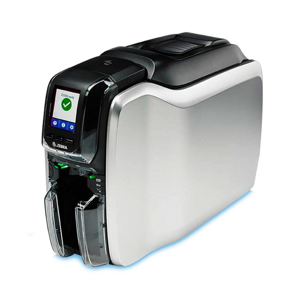 Imagem 5 de 5 do produto Kit Zebra Ribbon Ymcko 800300-252br + Impressora Zc300, Ethernet