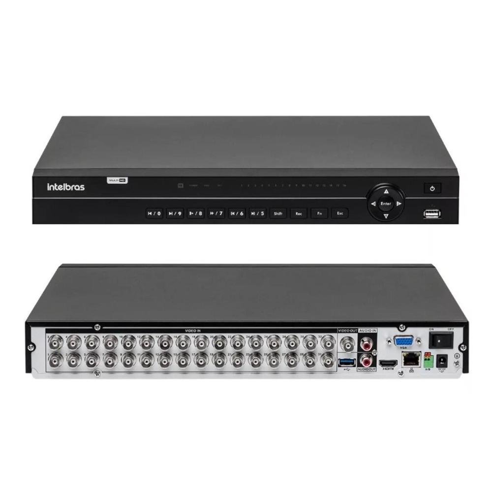 Imagem 2 de 5 do produto Kit 32 Câmeras De Segurança HD + Dvr Intelbras 32 Ch + HD 3TB