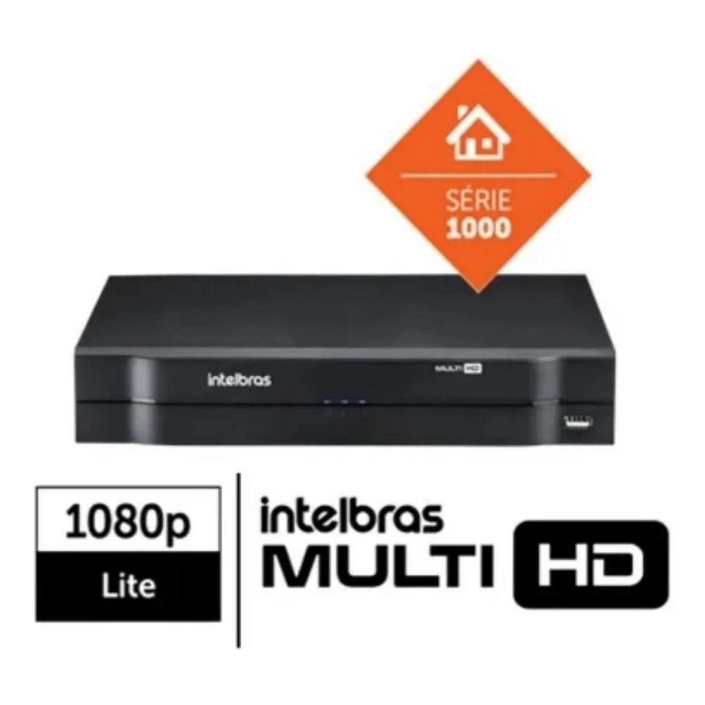 Imagem 2 de 5 do produto Kit 3 Câmeras De Segurança Intelbras Bullet, 30m, Vhd 1130b, Externa + Dvr 4 Canais + HD 1TB