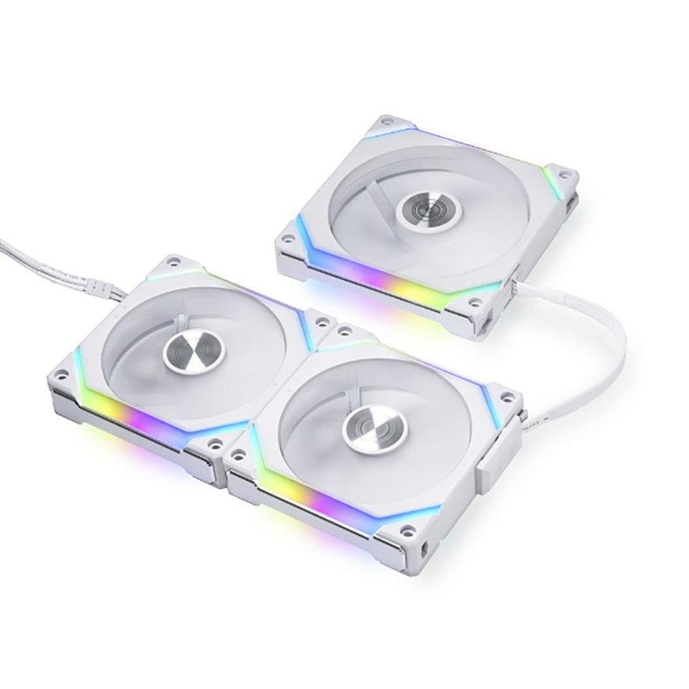 Kit Cooler Fan Com 3 Unidades Lian Li UNI FAN SL120 V2 Preto