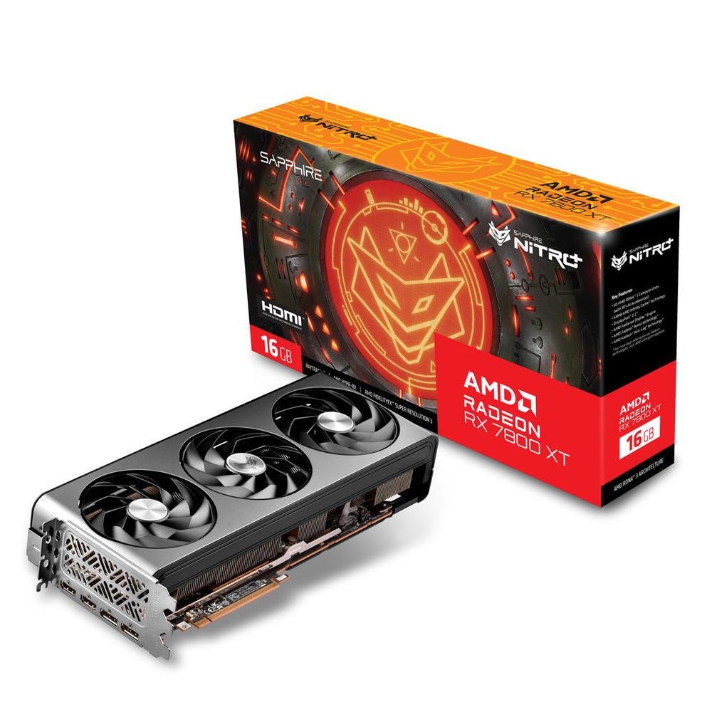 Placa De Vídeo Sapphire Nitro Radeon Rx 7800 Xt