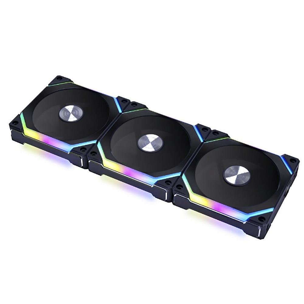 Lian Li UNI FAN SL120 V2 リバースブレード 3個セット Cooler Fan Lian Li Uni Fan Sl120 V2 Rgb 3in1