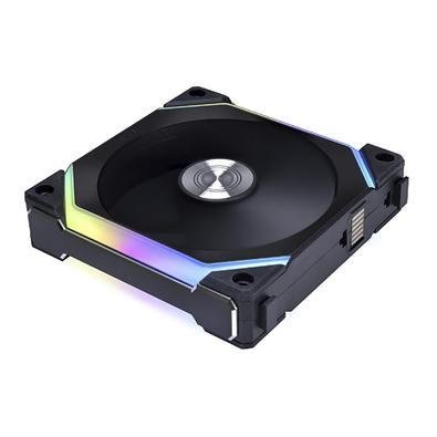 Kit Cooler Fan Com 3 Unidades Lian Li UNI FAN SL120 V2 Preto