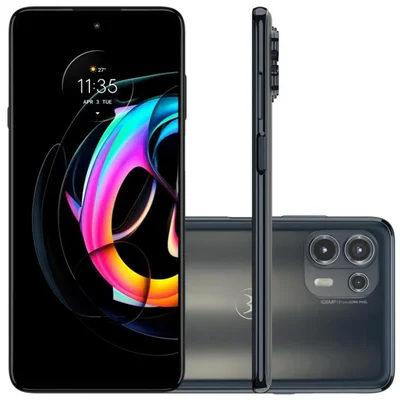 Usado: Motorola Edge 20 Lite 5G, 128GB, Grafite - Muito Bom