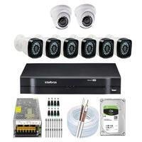 Kit Cftv C Meras Intelbras Dvr Hd Tb Kabum