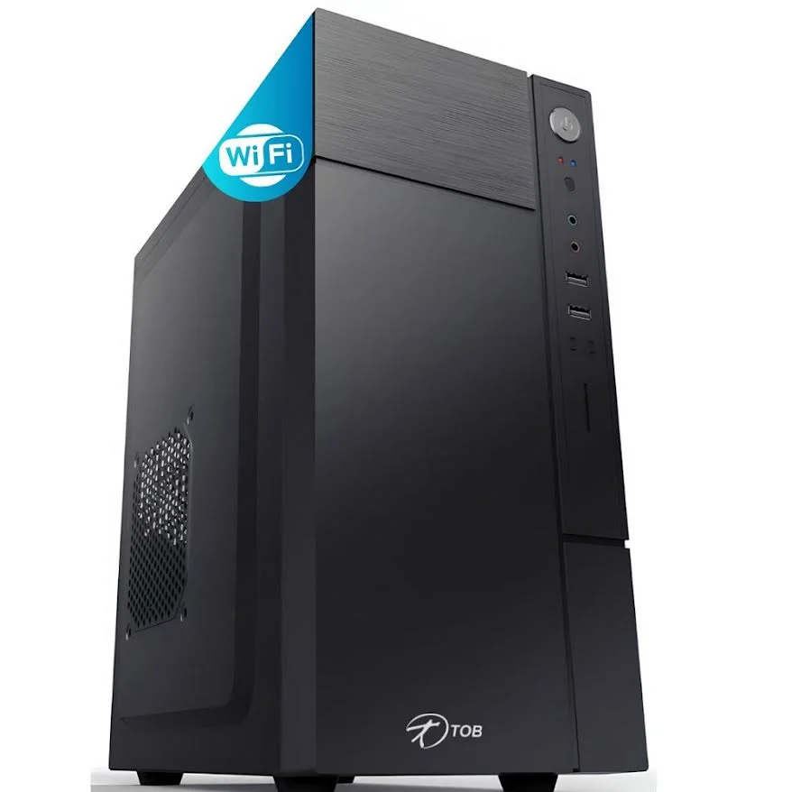Computador Tob Intel Core I3, 8GB, SSD 120GB, Com Wi-Fi, Windows 10 Pro Trial - Desktop Cpu Computador Tob Intel Core I3, 8GB, SSD 120GB, Com Wi-Fi, Windows 10 Pro Trial - Desktop Cpu