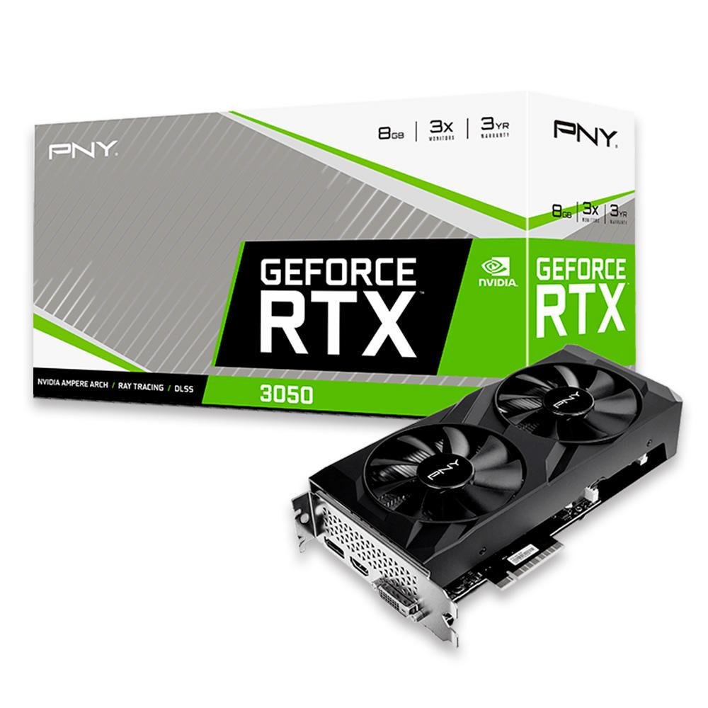 PNY RTX ™ 3050 8GB VERTO Dual Fan Edition