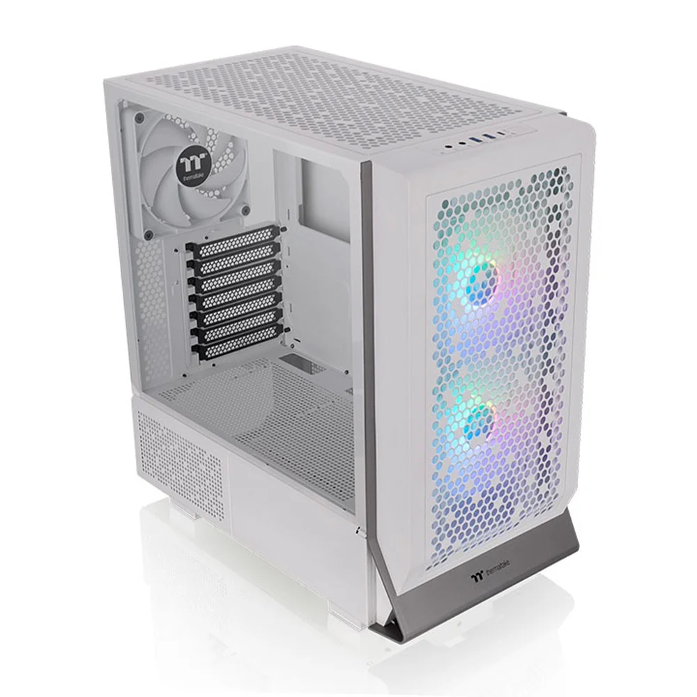 Imagem 3 de 5 do produto Gabinete Thermaltake Ceres 300 TG, ARGB, Mid Tower, Snow - Ca-1y2-00m6wn-00