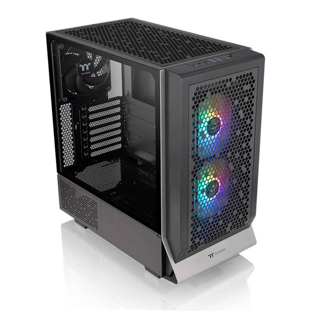 Imagem 3 de 5 do produto Gabinete Thermaltake Ceres 300 TG, ARGB, Mid Tower, Black - Ca-1y2-00m1wn-00