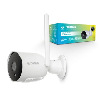 Smart Câmera Externa Life, Com Wi-Fi, Branca