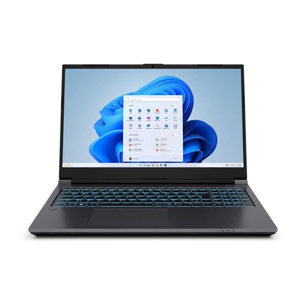Imagem 2 de 5 do produto Notebook Vaio Fh15, Intel Core I7, 16GB, Geforce RTX 3050, SSD 1TB, Tela 15.6 Full HD, Windows 11 Home, Cinza Escuro