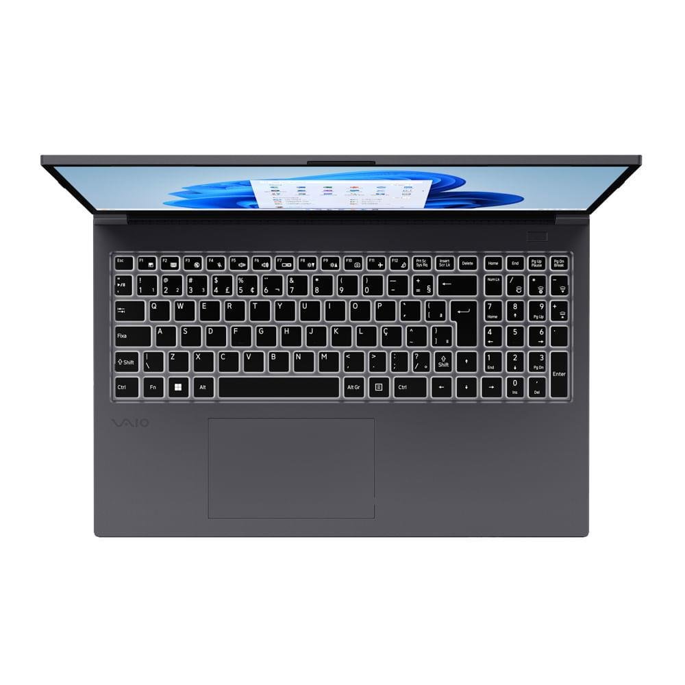 Imagem 4 de 5 do produto Notebook Vaio Fh15, Intel Core I7, 16GB, Geforce RTX 3050, SSD 1TB, Tela 15.6 Full HD, Windows 11 Home, Cinza Escuro