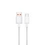 Cabo USB-A Para USB-C Xiaomi, Ultrarrápido, Até 120W, Branco
