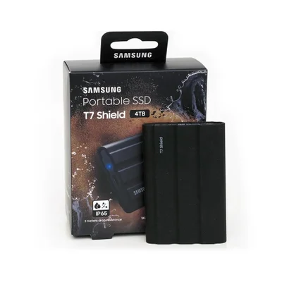 SSD Portátil Samsung 1TB, T7 Shield, Leitura até 1050MB/s, Gravação até 1000MB/s - MU-PE1t0s