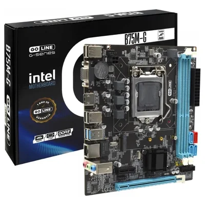 Placa Mãe Goline Intel, Micro ATX, DDR3, GI-B75M-G LGA1155