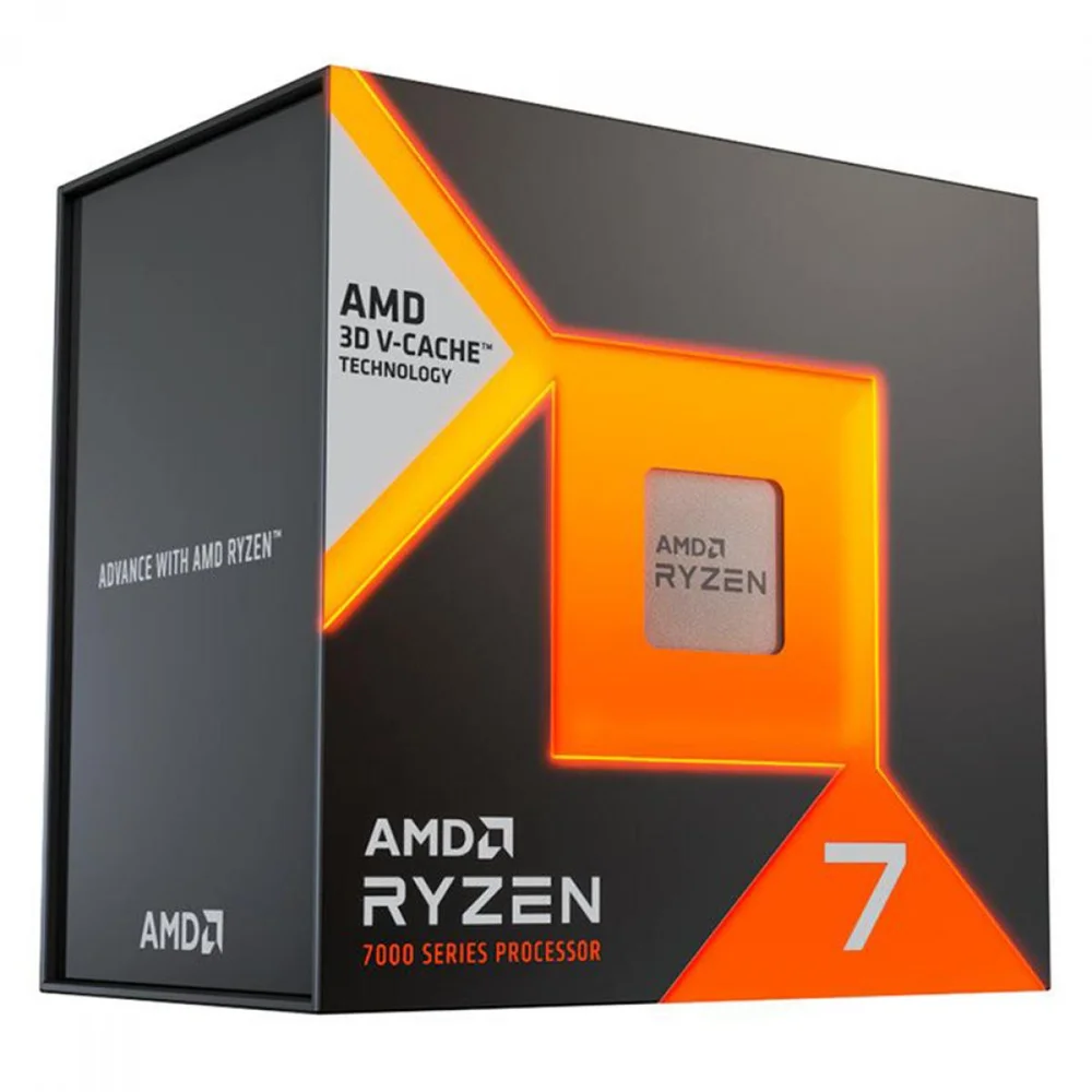 Imagem 4 de 4 do produto Processador AMD Ryzen 7 7800X3D, 4.20Ghz (Turbo 5.00GHZ), Cache 512KB, AM5, 8 Núcleos, Vídeo Integrado - 100-100000910WOF