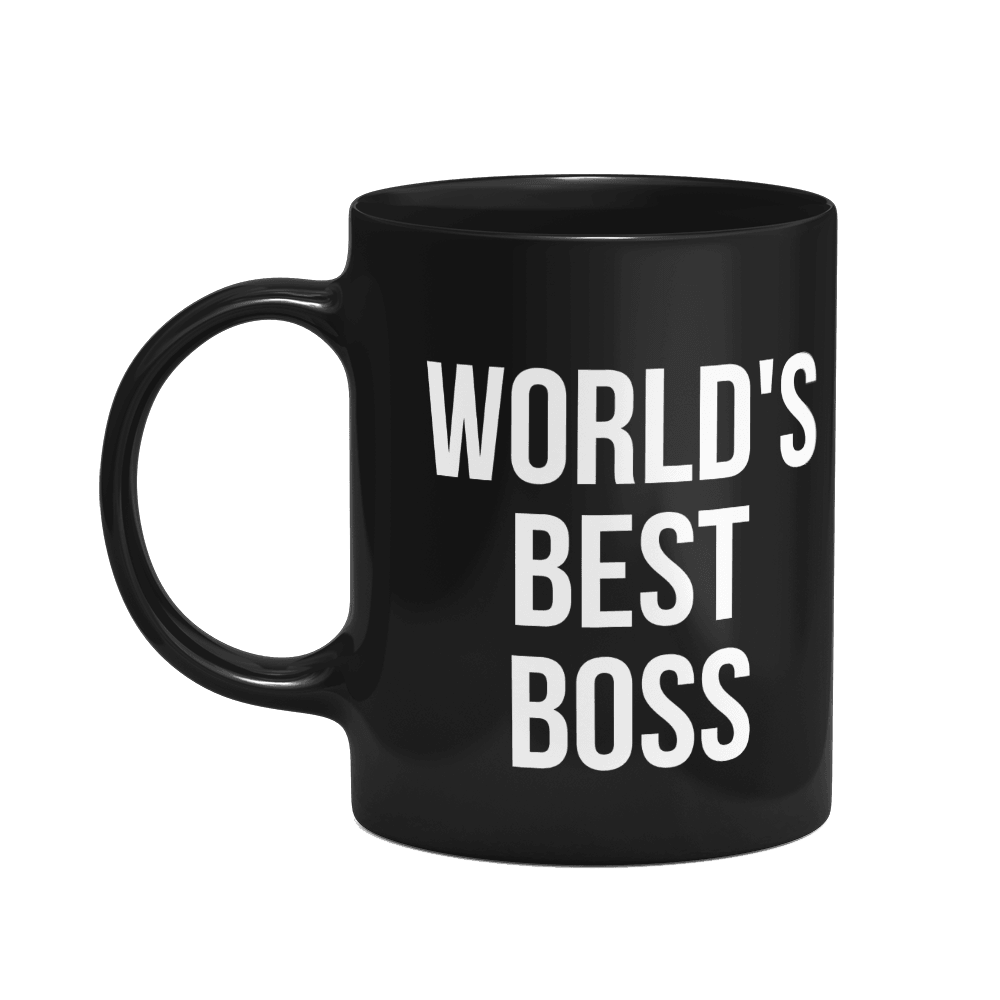 Caneca GeekThe Office World Best BossPreta KaBuM Caneca geekthe office world best bosspreta kabum