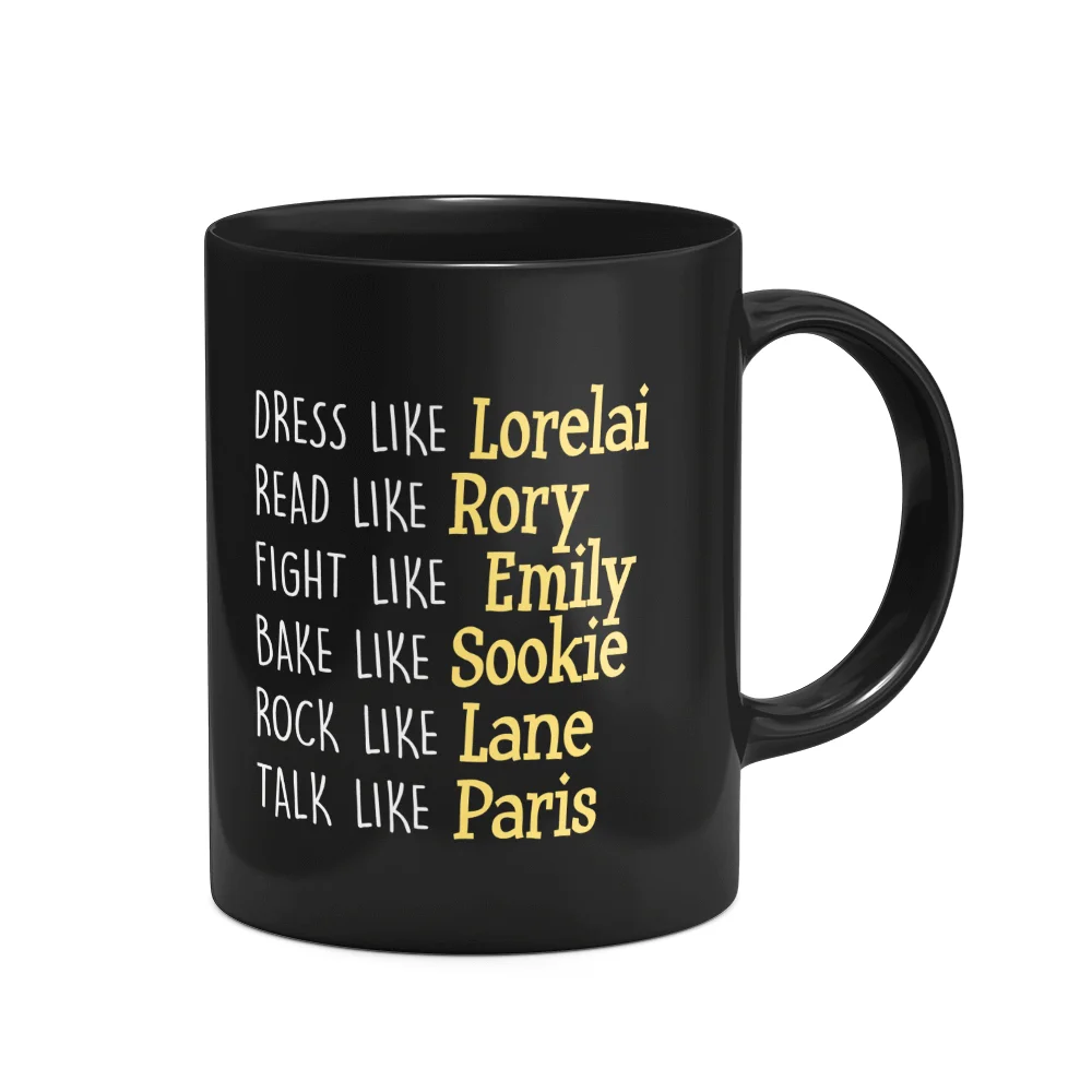 Imagem 3 de 3 do produto Caneca Geek,Lukes Like Gilmore Girls,Preta
