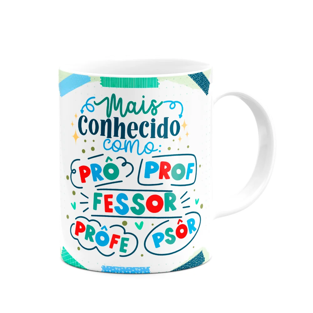 Imagem 3 de 3 do produto Caneca Professor, Mais Conhecido Como...