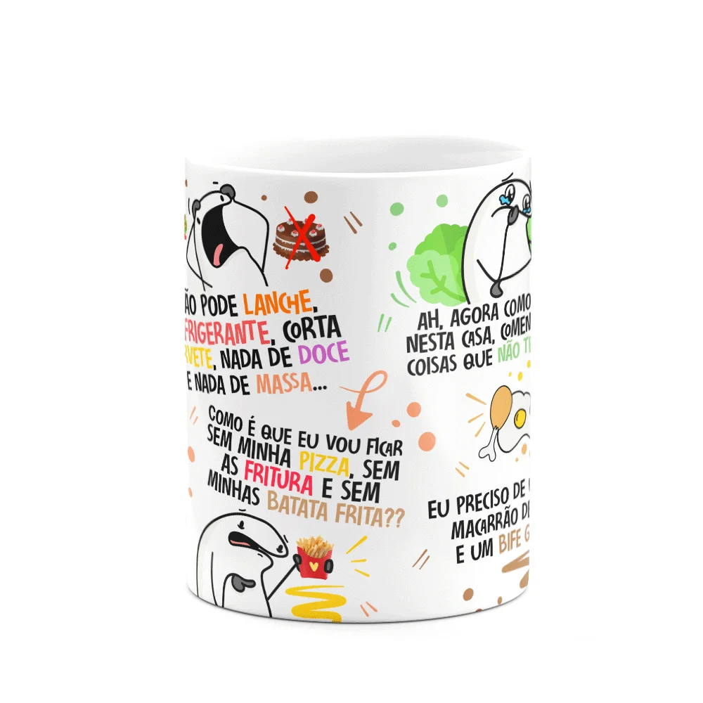Imagem 2 de 3 do produto Caneca Divertida Flork,O Desaforo Da Nutricionista